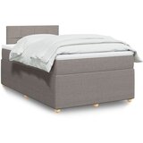 Maison Chic Box spring postelja - Vzmetna postelja z vzmetnico taupe 120x190 cm blago SL5677, (21887875) | Shoptok.si