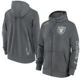 Nike Las Vegas Raiders Cotton Full-Zip Fleece Iron Grey jopica s kapuco | Shoptok.si