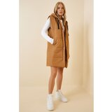 Women's Taba Hooded Long Inflatable Vest