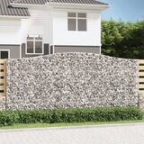  Lučne gabionske košare 2 kom 400x50x180/200cm pocinčano željezo Cijene