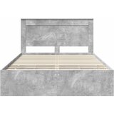  Krevetna konstrukcija s ladicama Betonski sivi 150 x 200 cm | shoptok.hr