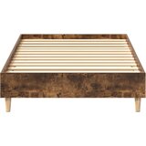  Okvir kreveta bez madraca dimljeni hrast 75x190 cm | Eponuda.com
