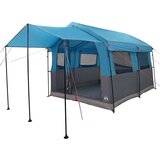  Obiteljski šator s krovom Plava i siva 324 x 255 x 230 cm | shoptok.hr