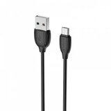 Borofone podatkovni kabel X19 MicroUSB na USB 1m 2,4A črn | Shoptok.si