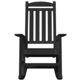 vidaXL vrtna ljuljačka Crna 70x92x108 cm HDPE | shoptok.hr