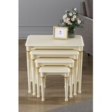 Hanah home set od 4 umetnutih stočića Zeyra Avangart, krem | Eponuda.com