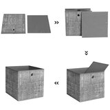  Set od 6 kutija za odlaganje CURAN, siva | Eponuda.com