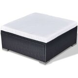  Vrtna sedežna garnitura 6-delna z blazinami poli ratan črna, (20667708) | Shoptok.si