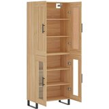 vidaXL Visoka komoda hrasta sonome 69 5x34x180cm od konstruiranog drva | shoptok.hr
