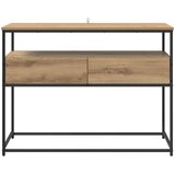  Konzolna stolica s ladicama Umjetnički hrast 100 x 40 x 75 cm | Eponuda.ba