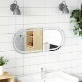  LED kupaonsko ogledalo 90 x 40 cm ovalno | shoptok.hr