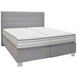Dieter Knoll POSTELJA BOXSPRING 180 cm x 200 cm , tekstil svetlo siva Cene
