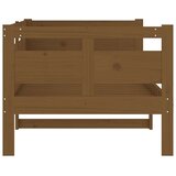  Dnevna postelja medeno rjava trdna borovina 80x200 cm, (20645323) | Shoptok.si