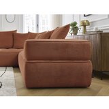 Bobochic Paris Kutna garnitura od šenila boja terakote (s lijevim kutom/u obliku slova L) Whesley – | shoptok.hr