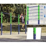 Šport in prosti čas Drog za dvigovanje, fitnes na prostem, nastavljiva višina 80-172 cm, iz pocinkanega jekla, do 330 kg | Shoptok.si
