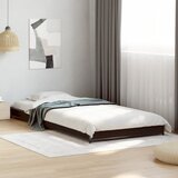 Maison Chic Posteljni okvir - Enojna postelja - Postelja za odrasle črn 90x190 cm inženirski les in kovina-J8375, (21764225) | Shoptok.si