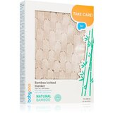 BabyOno take Care Bamboo Knitted Blanket deka Beige 75x100 cm | shoptok.hr