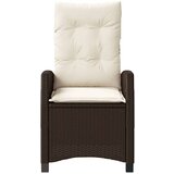  3-dijelni bistro set s jastucima smeđi od poliratana | shoptok.hr