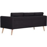  2-dijelni set sofa od tkanine crni | shoptok.hr