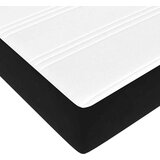 vidaXL Okvir kreveta s madracem s madracem Crna 200 x 200 cm Baršun | shoptok.hr