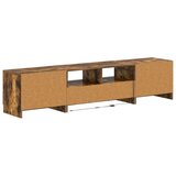  5-dijelni LED TV ormarić Dimljeni hrast Konstruirano drvo - Dimljeni hrast 81 cm | shoptok.hr