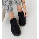 Gemre Women's black lace-up platform sneakers Lori | Shoptok.si