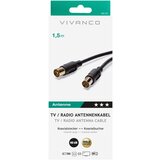 Vivanco TV Radio Antennenkabel 90dB, 1,5 48133 48/20 15GB Zum Anschluss von tv Geräten Cene