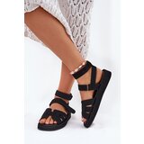 Boto Women Sandals With Velcro Black Uvissa | ePonuda.com