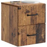  Noćni ormarić za montažu na zid Staro drvo 34,5 x 33 x 40 cm | shoptok.hr