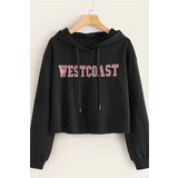 Madmext Mad Girls Hoodie Black Sweatshirt Mg809 | Shoptok.si