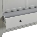 MID.YOU GARDEROBNA OMARA furnirano, masivno siva, naravne barve | Shoptok.si
