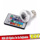 rgb led sijalica 3w sa daljinskim Cene