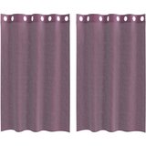 Voile zavjese s ušicama 2 kom ljubičaste 140x175 cm | Shoptok.si