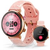 Oukitel BT60 pink smart watch ženski 230mAh/Heart rate/SpO2/Blood pressure/voice-assist/acceler Cene