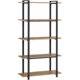 Polica 5 nivoa 80x34x150cm CWJ8034150L drvo