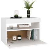  Noćni ormarić LED visoki sjaj bijeli 2 kom 60 x 35 x 40 cm drvo | shoptok.hr