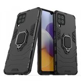  Silikonski ovitek armor ring za samsung galaxy A22 A225 lte - črn Cene