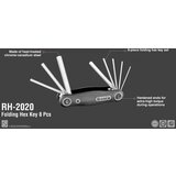 Ronix Alat RH-2020 Sklopivi set HEX kljuceva 8-delni CR-V 1.5-8mm | ePonuda.com