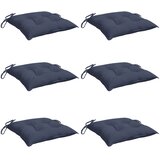  Jastuci za stolice 6 kom modri 40x40x7 cm tkanina Oxford | Eponuda.com