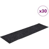  Prostirke za stepenice samoljepljive 30 kom 76x20 cm tamnosive pravokutne | shoptok.hr