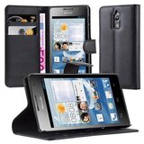Cadorabo Ohišje, združljivo z Huawei ASCEND G526 v oksidna črna - Zaščitni ovitek z magnetnim zapiranjem, stoječo funkcijo in režo za kartice, (20550515) | Shoptok.si