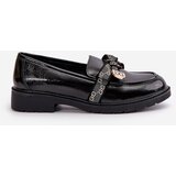 S. BARSKI Patent Ladies Moccasins With Bow Black S.Barski | ePonuda.com
