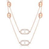  freelook roze zlatna ogrlica od hirurškog Čelika ( frj.3.6017.4 ) Cene