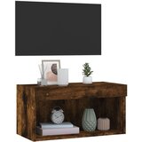 vidaXL TV ormarić s LED svjetlima boja dimljenog hrasta 60x30x30 cm | shoptok.hr