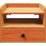  Nočna omarica Voskast rjav 38 x 36 x 29,5 cm Trdna borovina, (5000160559) | Shoptok.si