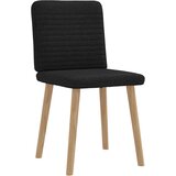  Blagovaonske stolice od tkanine 2 kom crne | shoptok.hr