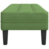  Klupa s jastukom Svijetlo zelena 113 x 57 x 39 cm Baršun | Eponuda.com