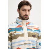 Columbia Helvetia II Printed Half Snap Fleece Half-Zip Pulover iz flisa chalk rogue valley | Shoptok.si