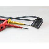 Wiha ispitivač napona i kontinuiteta 12 - 1.000 v ac cat iv sa 2x aaa baterije 44319 crveno-žuti | ePonuda.com