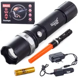akumulatorska LED ročna svetilka CREE zoom XP-E 300m AKCIJA